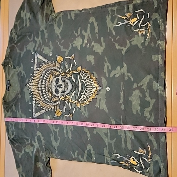 Affliction Black Label Ironhorse Tribe T-Shirt, Size 2XL, Good Used Condition - Picture 8 of 9